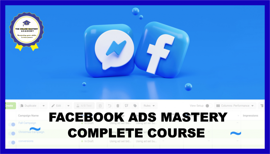 Facebook ads mastery